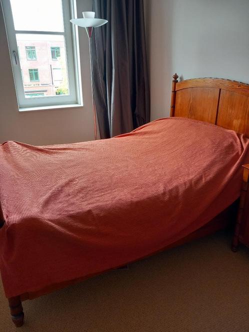 bed sprei plaid HEMA oranje  terracotta 2.00 x 2.10 cm € 20,, Huis en Inrichting, Slaapkamer | Beddengoed, Zo goed als nieuw, Deken of Dekbed