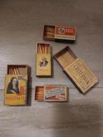 Oude luciferdoosjes - 5 stuks, Ophalen of Verzenden, Gebruikt, Luciferdoosjes of -merken