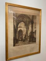 naar Johannes Bosboom (1817-1891) - Kerkgezicht, Antiek en Kunst, Ophalen of Verzenden