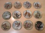 12 sierborden 'Gamebirds of the world', Antiek en Kunst, Antiek | Wandborden en Tegels, Ophalen