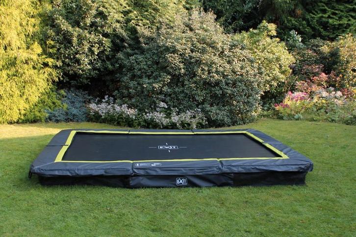 Exit Trampoline 366x244cm - Springplezier!, Kinderen en Baby's, Speelgoed | Buiten | Trampolines, Ophalen