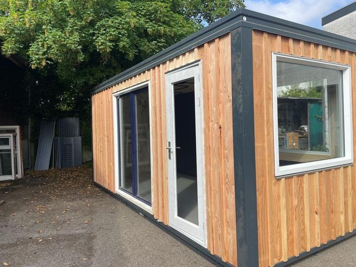 Tiny House/Wooncontainer/HomeOffice/TinyHouse/Tuinhuis, Doe-het-zelf en Verbouw, Bouwketen en Schaftketen, Zo goed als nieuw, Verzenden
