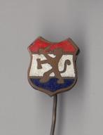 Nederlandsche Unie Anti-NSB emaille Leeuw speldje, Verzamelen, Militaria | Tweede Wereldoorlog, Niet vindbaar, Niet vindbaar, Nederland