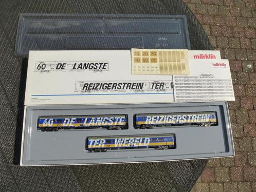 H0 Marklin 3dlg NS ICR 'De langste trein' SU, Hobby en Vrije tijd, Modeltreinen | H0, Nieuw, Wagon, Märklin, NS, Ophalen of Verzenden