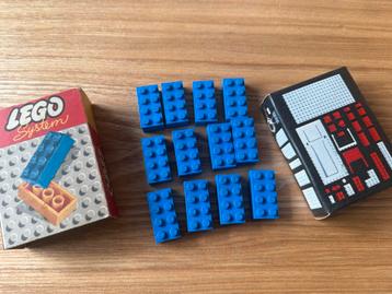 Vintage Lego System 218 Blauw - Originele Doos beschikbaar voor biedingen