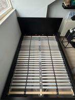 Bedframe Malm Ikea zwart, Huis en Inrichting, Ophalen, Zwart, 140 cm, Twijfelaar