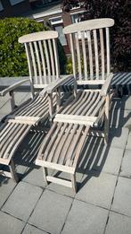 Deck chair Barlow Tyrie ligstoel teakhout, Gebruikt, Ophalen
