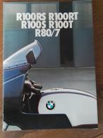 BMW R100 RS-R80/7 modellenfolder 1979, Ophalen of Verzenden, BMW