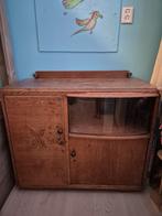 Vintage Dressoir/Kabinet met Glazen Deur, Ophalen
