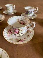 Royal Albert kopjes schotels en gebaksbordjes., Ophalen, Zo goed als nieuw, Porselein, Kop en/of schotel