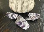 Chevron Amethyst clusters 3x, Ophalen of Verzenden, Zo goed als nieuw
