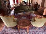Lodewijk Barok Salon 3-delig + Salontafels, Huis en Inrichting, Ophalen of Verzenden, Zo goed als nieuw, Stof