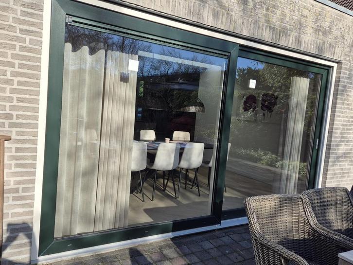 Kunststof Kozijnen, Schuifpui, Deuren, Doe-het-zelf en Verbouw, Deuren en Horren, Gebruikt, Buitendeur, 200 tot 215 cm, 80 tot 100 cm