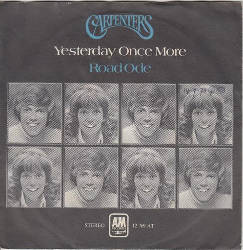 Carpenters **Yesterday Once More**, Cd's en Dvd's, Vinyl Singles, Gebruikt, Single, Pop, 7 inch, Ophalen of Verzenden
