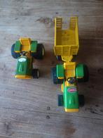 Vintage Tonka Traktor 2x + Aanhanger, Ophalen of Verzenden, Gebruikt, Jongen of Meisje