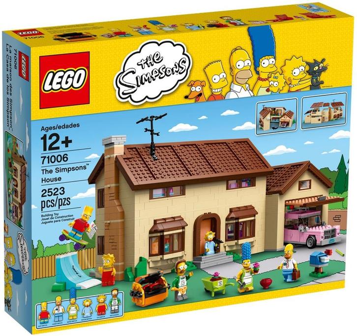 71006 - The Simpsons: The Simpsons House, Kinderen en Baby's, Speelgoed | Duplo en Lego, Nieuw, Lego, Complete set, Verzenden