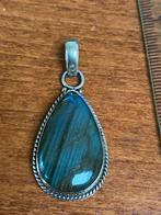 Hanger zilver met labradoriet, Sieraden, Tassen en Uiterlijk, Kettinghangers, Ophalen of Verzenden, Zilver