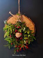 Mini Toefje Pistache & Rozenbottel op Houten Schijf, Ophalen of Verzenden