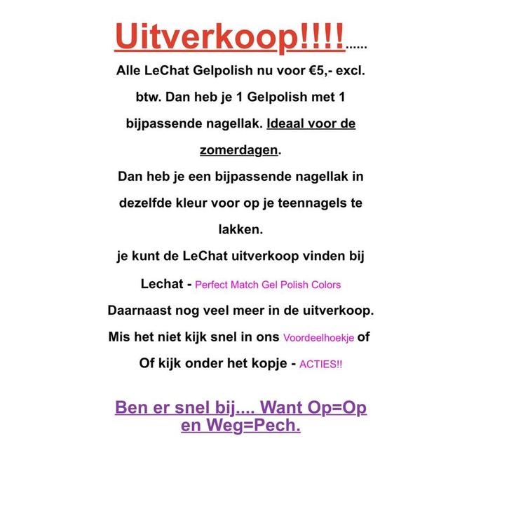 Uitverkoop Perfect Match Gelpolish, Sieraden, Tassen en Uiterlijk, Uiterlijk | Cosmetica en Make-up, Nieuw, Toebehoren, Handen en Nagels