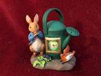 Beatrix Potter Beeldje Peter Rabbit Klok Nieuw, Ophalen of Verzenden, Nieuw, Dier