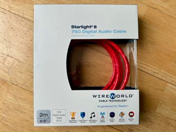 WireWorld Starlight 8 75Ω digitale audio RCA kabel (2 meter)