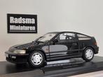 Honda CR-X 1.6 DOHC - Zwart - 1:18 Norev, Hobby en Vrije tijd, Modelauto's | 1:18, Auto, Nieuw, Norev, Ophalen of Verzenden