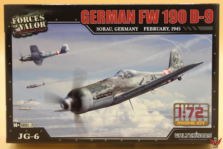 ROWASP | Forces of Valor 1/72 German FW-190 D-9 Sorau, Hobby en Vrije tijd, Modelbouw | Vliegtuigen en Helikopters, Nieuw, Vliegtuig