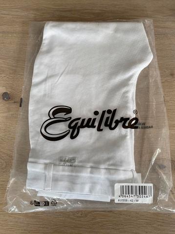 Witte paardrijbroek Equilibre maat 42 beschikbaar voor biedingen