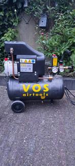 VOS airtools compressor, Doe-het-zelf en Verbouw, Compressors, Minder dan 25 liter, Gebruikt, 6 tot 10 bar, Mobiel