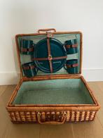 Vintage Picknickmand Compleet met Servies!, Ophalen of Verzenden, Gebruikt