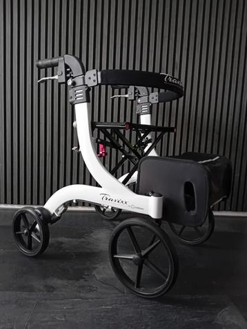 Als nieuw! Travixx rollator (S) met tas en rugsteun! beschikbaar voor biedingen