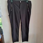 Zwarte broek met ritsen op de zakken, mt 52, Ophalen of Verzenden, Gedragen, Zwart, Broek of Spijkerbroek