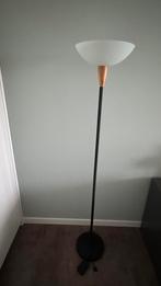 Staande lamp met dimmer, Huis en Inrichting, Lampen | Vloerlampen, Ophalen, Glas, Zo goed als nieuw, Modern