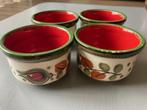 4 vintage SMF Schramberg Tirol schaaltjes retro, Huis en Inrichting, Ophalen, Keramiek, Overige stijlen, Schaal of Schalen