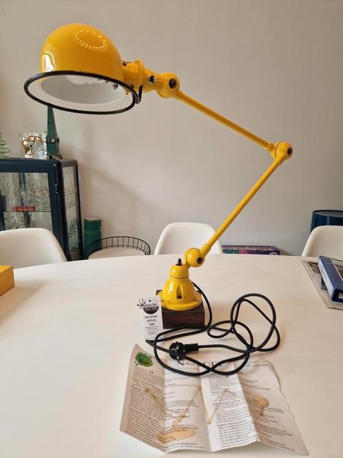 Jielde Loft D4401CS mosterdgeel met snoer en stekker, Huis en Inrichting, Lampen | Tafellampen, Zo goed als nieuw, Minder dan 50 cm