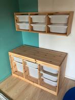 IKEA Opbergkast met bakken, Kinderen en Baby's, Kinderkamer | Commodes en Kasten, Gebruikt, Kast, 100 cm of meer, Minder dan 50 cm