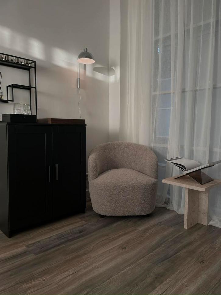 Fauteuil Toulouse, Huis en Inrichting, Stoffering | Vloerbedekking, Zo goed als nieuw, Laminaat, Beige, minder dan 10 m², Ophalen