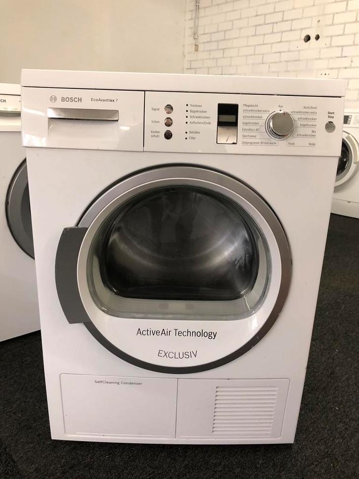 3MND garantie Warmtepomp droger Bosch ECO Avantixx7, Witgoed en Apparatuur, Wasdrogers, Zo goed als nieuw, Overige typen, Voorlader