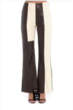 Erika Cavallini - Imitatieleren broek maat 34 - Nieuw €365, Bruin, Nieuw, Ophalen of Verzenden, X