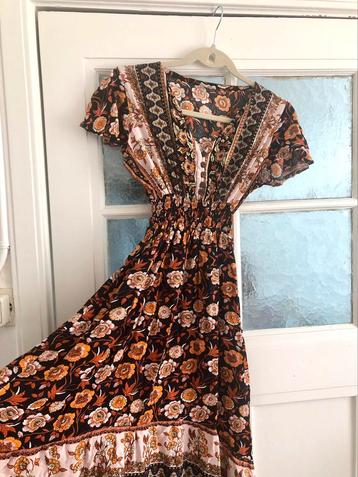 100 % zijde jurk xs/s Bali 🌸