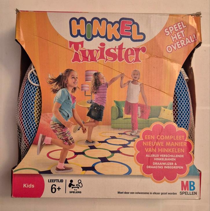Hinkel Twister - spel voor binnen en buiten, Hobby en Vrije tijd, Gezelschapsspellen | Overige, Gebruikt, Ophalen of Verzenden