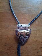 Bolo tie western, Sieraden, Tassen en Uiterlijk, Kettingen, Verzenden, Zo goed als nieuw, Overige materialen, Verstelbaar