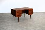 vintage bureau | desk | jaren 60 | J. Svenstrup | Deens, Gebruikt, Timbeije@hotmail.com, Ophalen of Verzenden, Lemmer