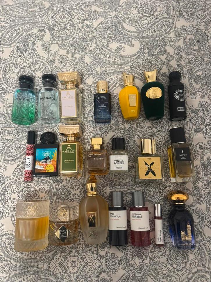 Niche geuren Samples Decant, Verzamelen, Parfumverzamelingen, Zo goed als nieuw, Miniatuur, Ophalen of Verzenden