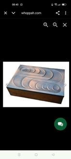 brutalistische metalen doos ., Ophalen of Verzenden