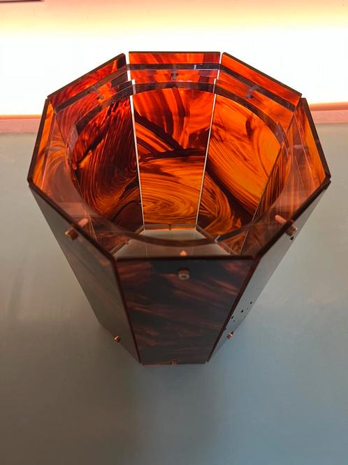 Te koop: prachtige retro plexiglazen prullenbak, Antiek en Kunst, Kunst | Designobjecten, Ophalen of Verzenden