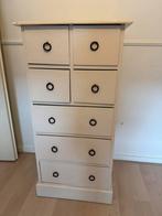 Witte ladekast, Huis en Inrichting, Kasten | Ladekasten, Minder dan 50 cm, Gebruikt, 5 laden of meer, Koloniaal