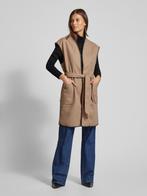 FREE/QUENT - bruin gilet Yanna | Maat S, Kleding | Dames, Bodywarmers, Ophalen of Verzenden, Nieuw, Maat 36 (S), Bruin