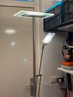 Moderne Steinhauer Leeslamp met LED en plafondlamp, Ophalen of Verzenden, Gebruikt, Metaal, 150 tot 200 cm