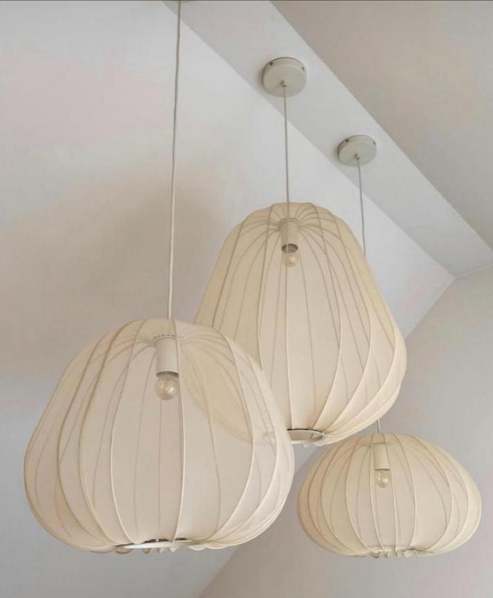 Bolia Balloon Hanglampen, Huis en Inrichting, Lampen | Hanglampen, Nieuw, 50 tot 75 cm, Stof, Ophalen